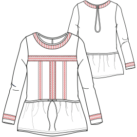Fashion sewing patterns for LADIES T-Shirts Blouse 2831